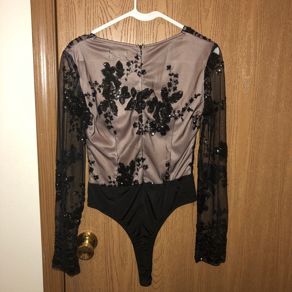 Shareen Collections Australia Sequined Body Suit - Picture 2 of 3